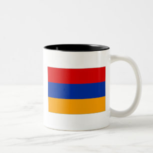2 Couleurs Tasse arménienne de drapeau