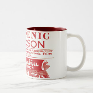 2 Couleurs Tasse arsenicale de poison