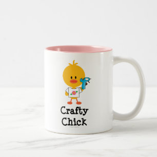 2 Couleurs Tasse astucieuse de poussin