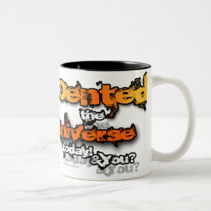 2 Couleurs Tasse audacieuse d'univers de bosselure