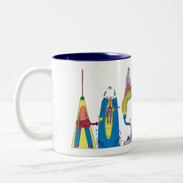 2 Couleurs Tasse | AUSTIN, TX (AUS) (Gauche)
