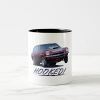 Tasse avec "ACCROCHÉ ! "