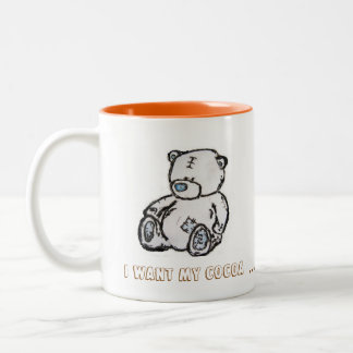 2 Couleurs Tasse avec le nounours