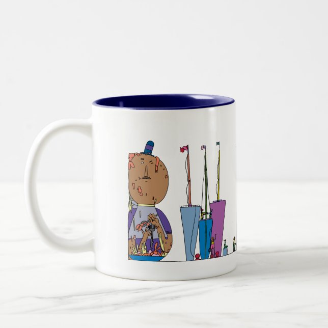 2 Couleurs Tasse | BALTIMORE, DM (BWI) (Gauche)