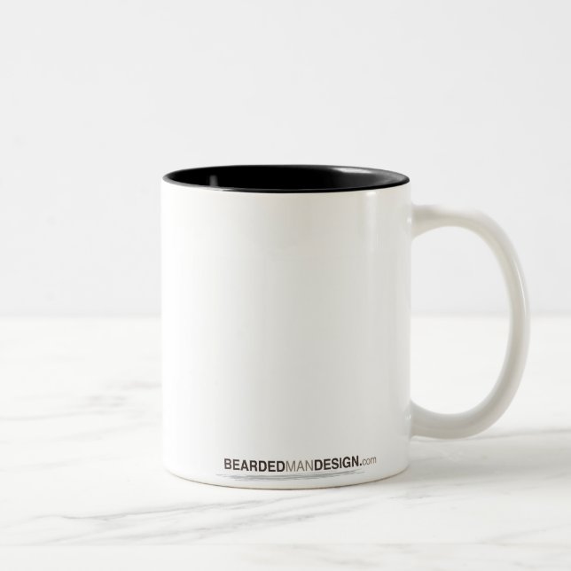 2 Couleurs Tasse barbue (Droit)