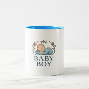 2 Couleurs Tasse - Bébé Garçon