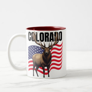 2 Couleurs Tasse bicolore du Colorado