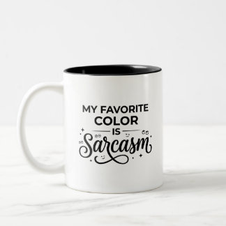 2 Couleurs Tasse bicolore sarcasme coloré préféré