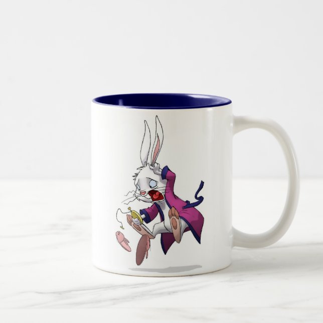 2 Couleurs Tasse blanche de lapin (Droit)