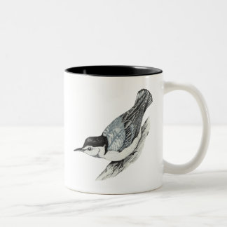 2 Couleurs Tasse blanche de sittelle de Breasted
