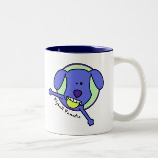 2 Couleurs Tasse bleue de fanatique de Flyball de bande