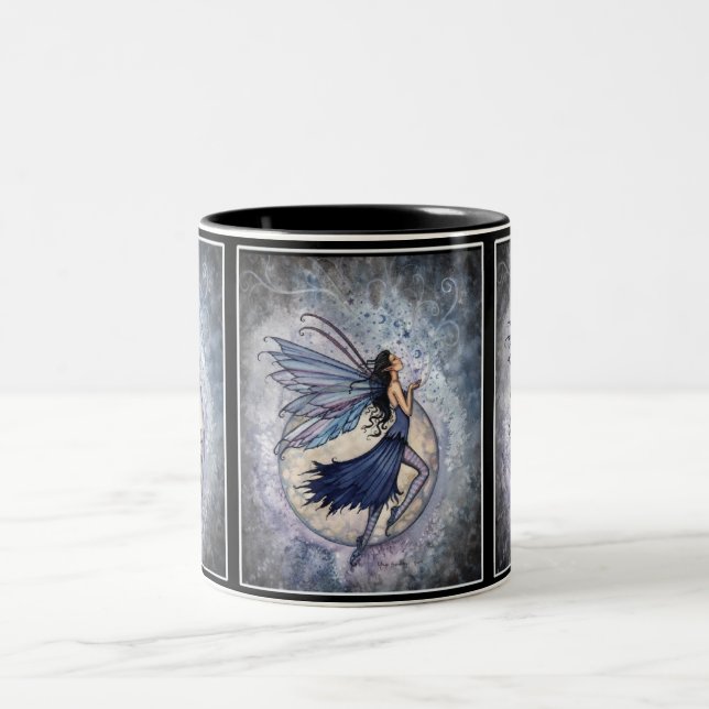 2 Couleurs Tasse Blue Celestial Fairy par Molly Harrison (Centre)