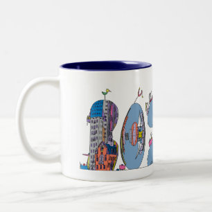2 Couleurs Tasse   BOSTON, mA (BOS)