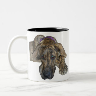2 Couleurs Tasse Brindle de great dane