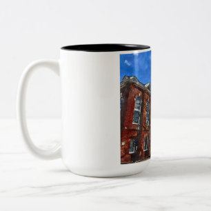 2 Couleurs Tasse Brique Rouge et Clocher