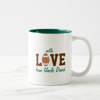 2 Couleurs Tasse cadeau "avec amour" pour amateur de football