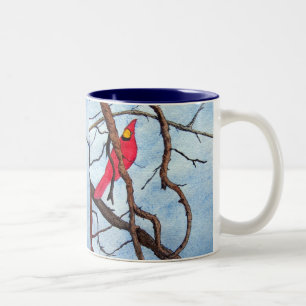2 Couleurs Tasse cardinale