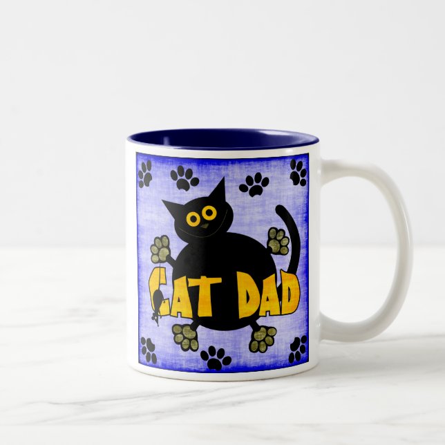 2 Couleurs tasse catdad10 (Droit)