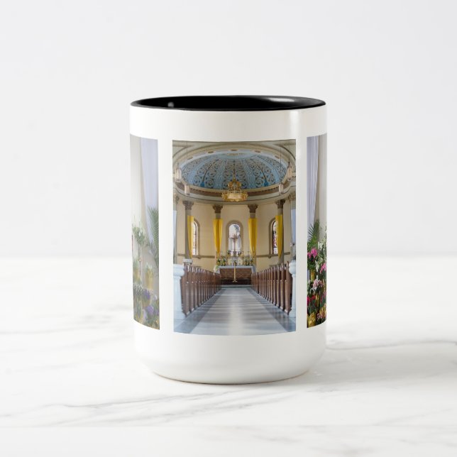 2 Couleurs Tasse catholique (Centre)