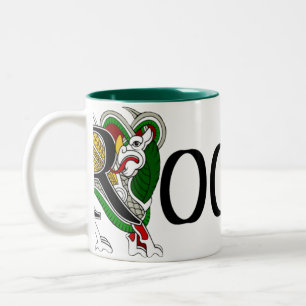 2 Couleurs Tasse celtique de dragon de Rooney