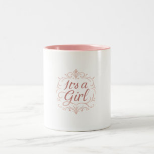 2 Couleurs Tasse - C'est une fille