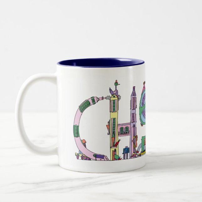 2 Couleurs Tasse | CHARLESTON, Sc (CHS) (Gauche)