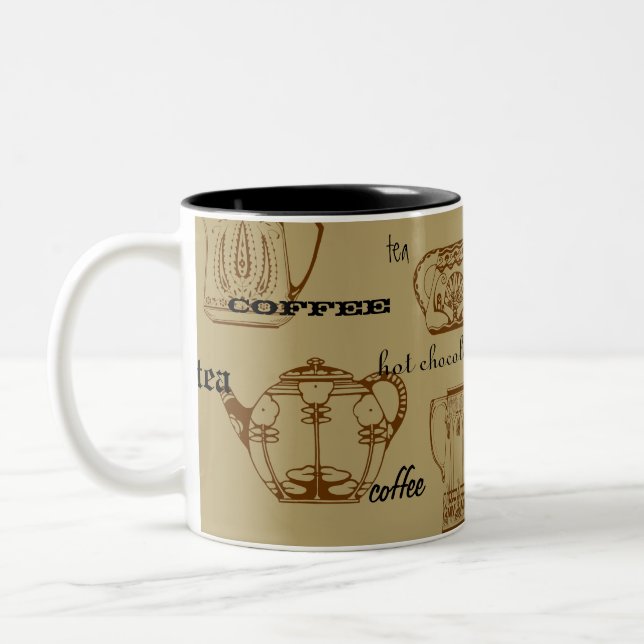 2 Couleurs Tasse chaude de boissons (Gauche)