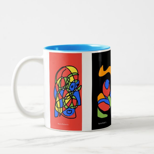 2 Couleurs tasse chaude et douillette (Gauche)