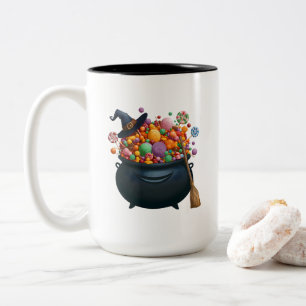 2 Couleurs Tasse Chaudron de Rires & Gummies