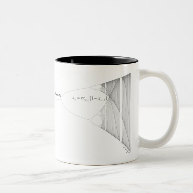 2 Couleurs tasse chic de chaos de geek (Droit)