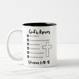 2 Couleurs Tasse chrétienne d'écriture sainte de Jésus de