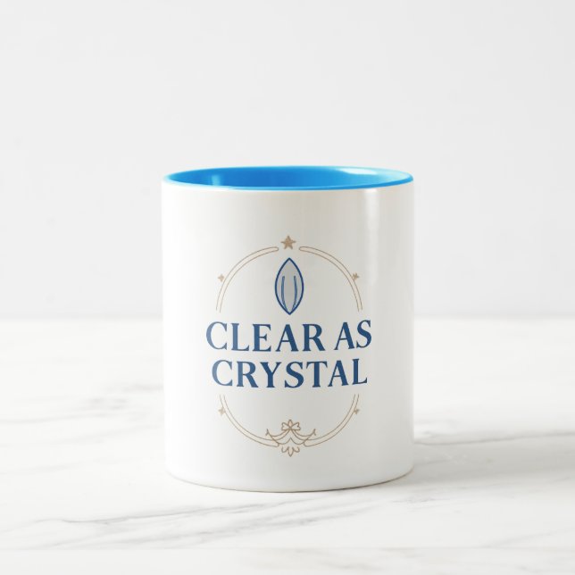 2 Couleurs Tasse - Clair comme le Cristal (Centre)