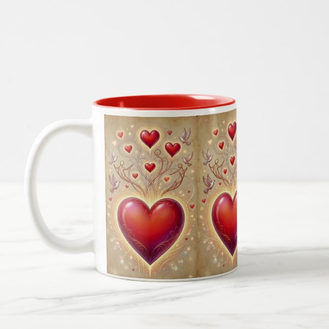 2 Couleurs Tasse Classique, 325 ml (Gauche)