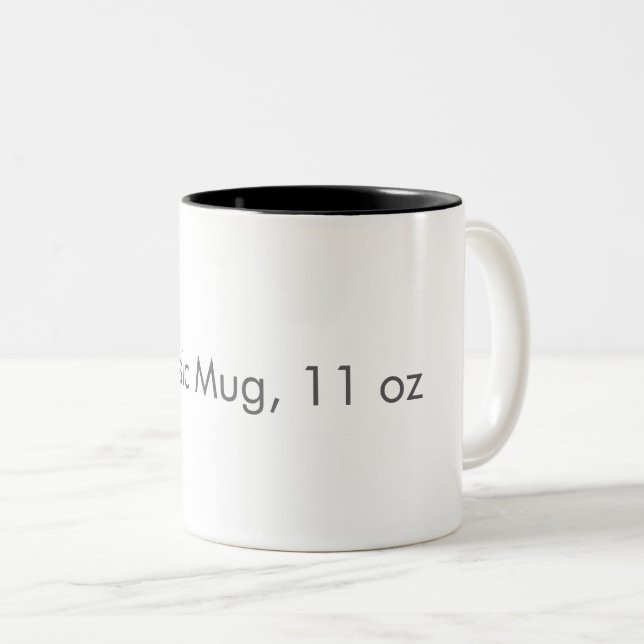 2 Couleurs Tasse Classique, 325 ml (Devant droit)