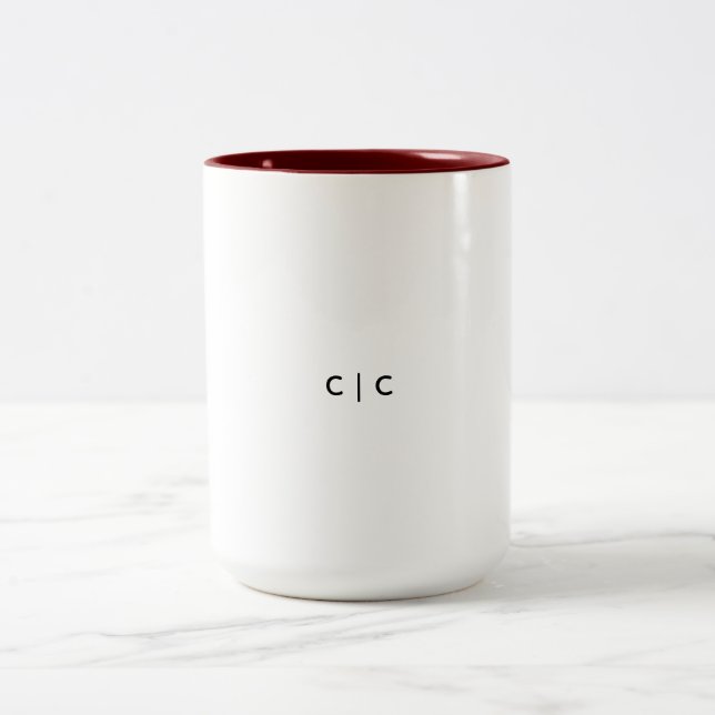2 Couleurs Tasse Classique, 45 cl (Centre)