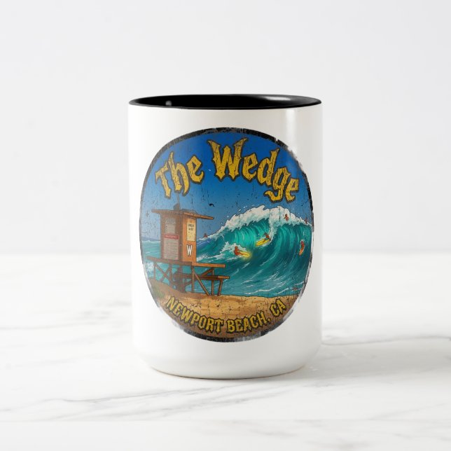 2 Couleurs Tasse classique The Wedge  (Centre)