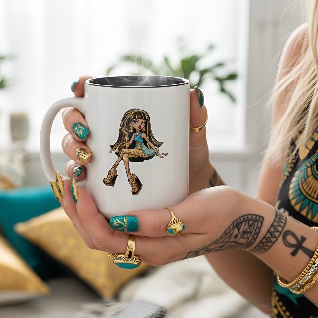 2 Couleurs Tasse Cleo (Créateur téléchargé)