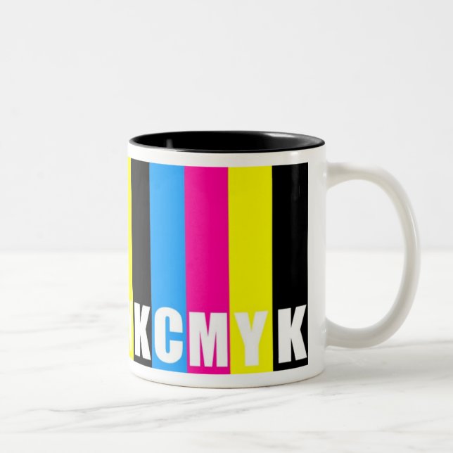 2 Couleurs Tasse - CMYK (Droit)