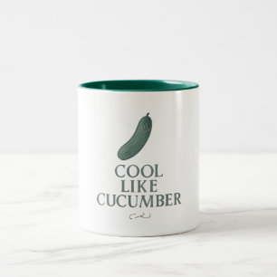 2 Couleurs Tasse - Cool comme un concombre
