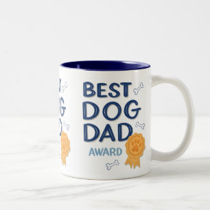 2 Couleurs Tasse Cool Fête des Pères Meilleur Papa Chien