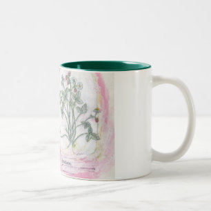 2 Couleurs tasse - copie botanique de deux tons