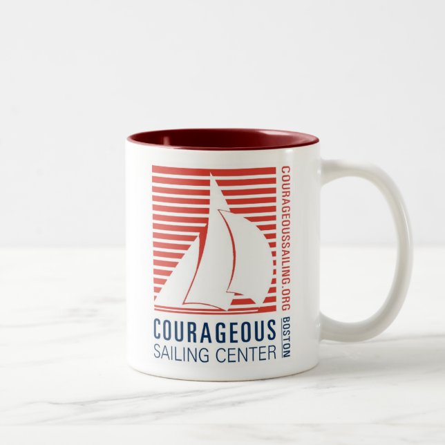 2 Couleurs Tasse courageuse (Droit)