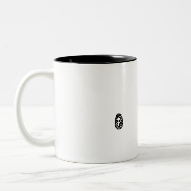 2 Couleurs Tasse crâne (Gauche)
