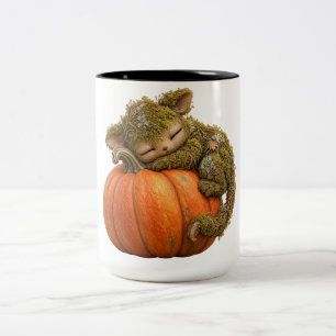 2 Couleurs Tasse Créature Mignonne de la Forêt de Citrouille
