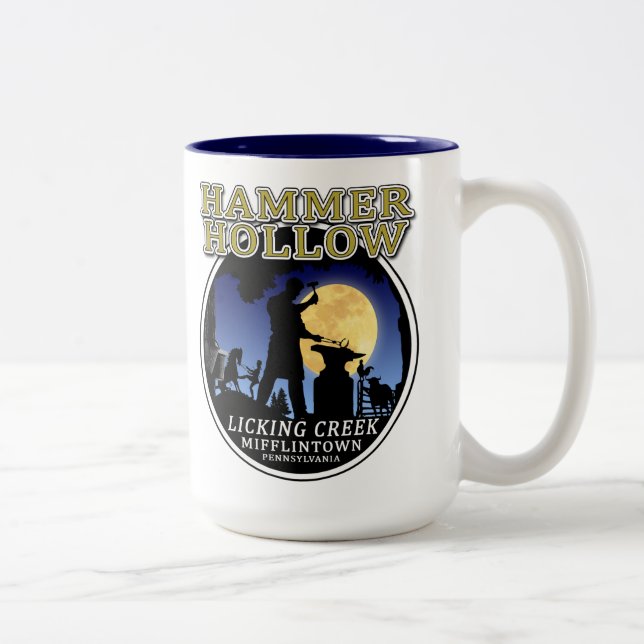2 Couleurs Tasse creuse de marteau (Droit)