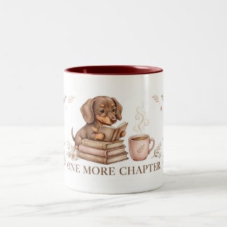 2 Couleurs Tasse Dachshund Un Chapitre de Plus