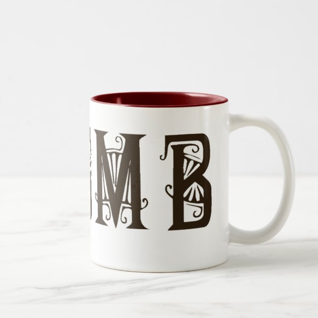 2 Couleurs Tasse d'acronymes d'ENSMB (Droit)