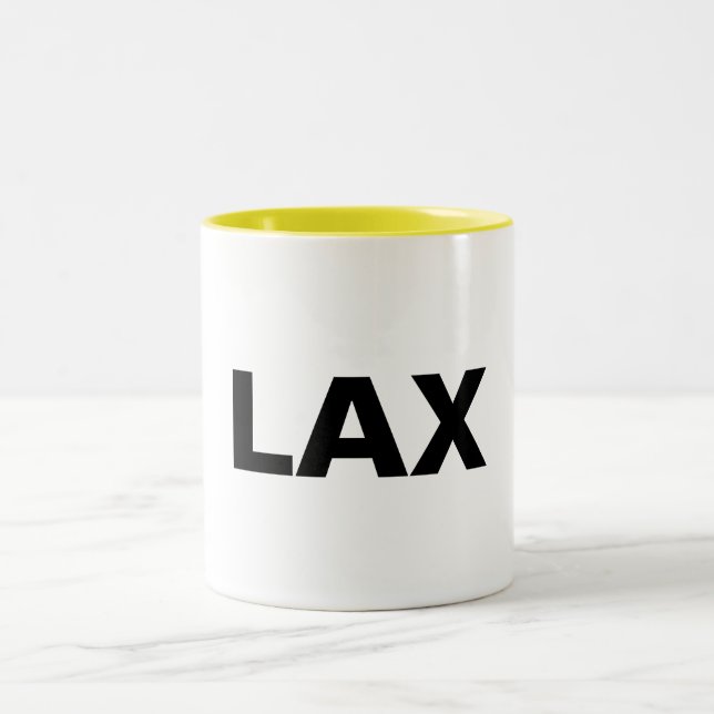 2 Couleurs Tasse d'aéroport de LAX - de Los Angeles (Centre)