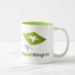 2 Couleurs Tasse d'AllGoodThings.TV