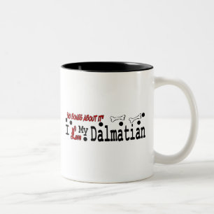 2 Couleurs Tasse dalmatienne (d'amour d'I)